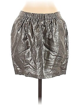 Elizabeth and James Faux Leather Skirt (view 2)