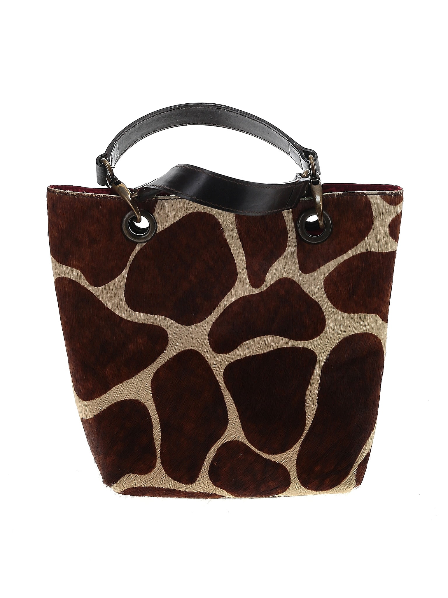 Newest MAURIZIO TAIUTI Animal Leather Shoulder Bag Made In Italy.