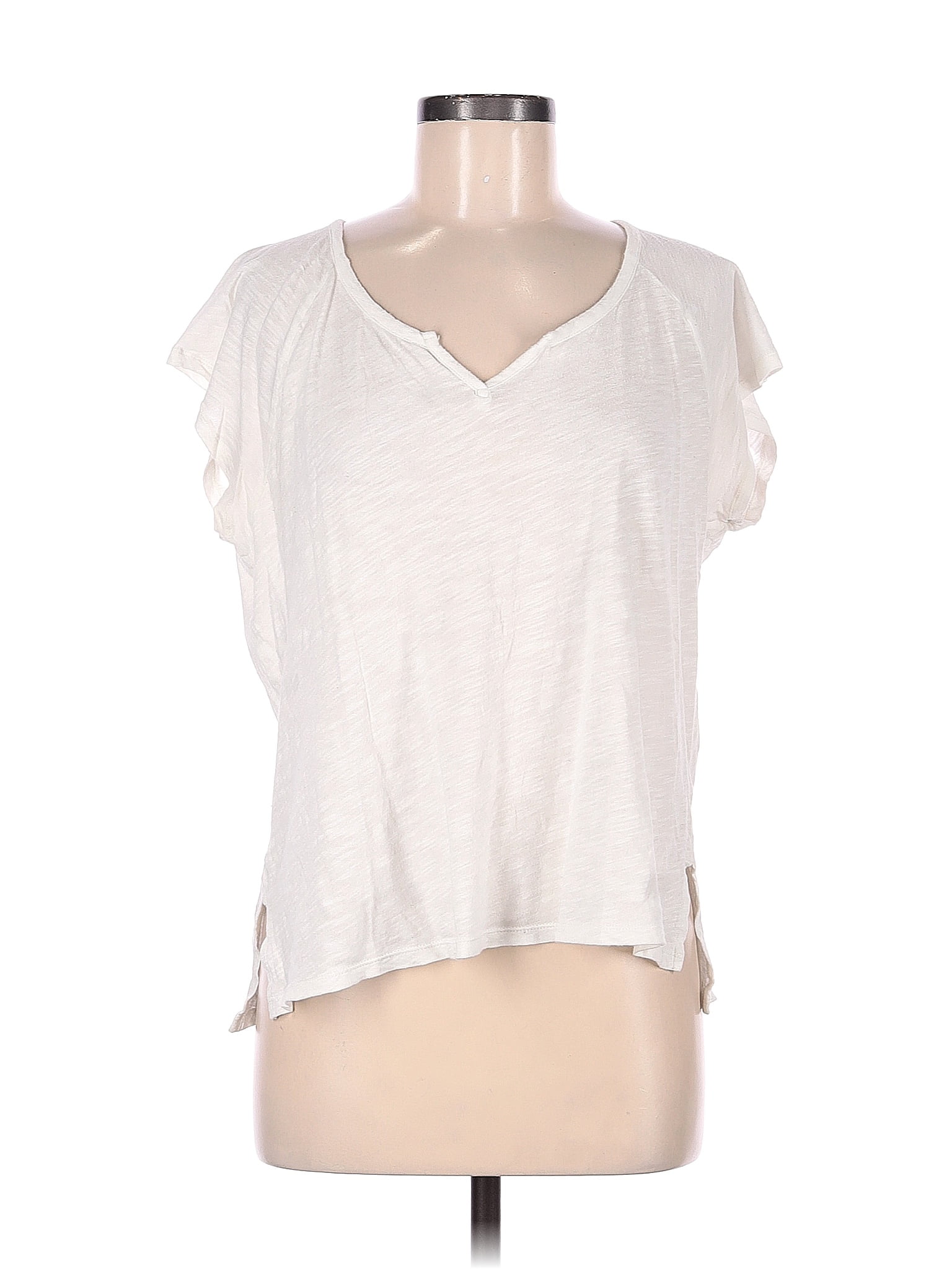 Madewell Color Block White Ivory Short Sleeve T Shirt Size M 51 Off