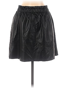 Vila Faux Leather Skirt (view 2)