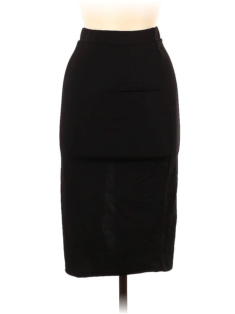 Pre-owned Unbranded Casual Skirt In Black