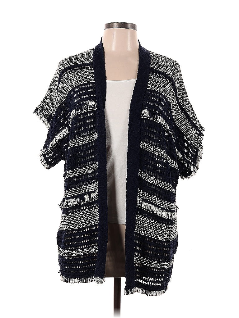 Pre-owned Lucky Brand Cardigan Sweater In Black