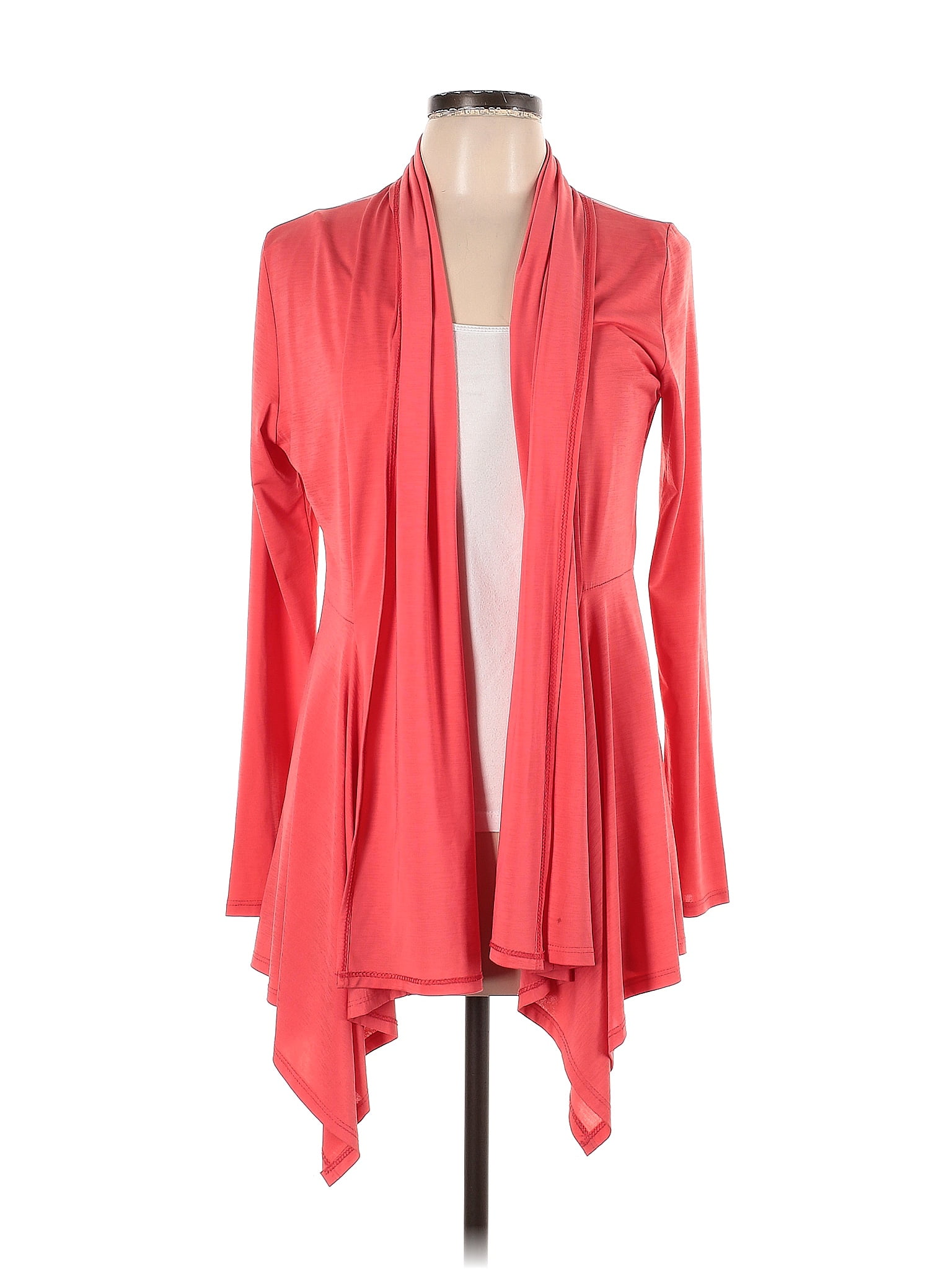 Clara Sun Woo Solid Pink Red Kimono Size L - 68% off | thredUP