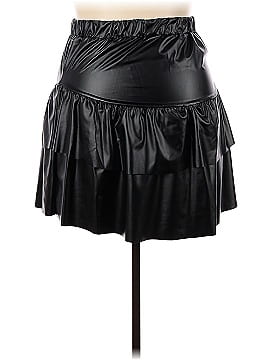 GeeGee Faux Leather Skirt (view 2)