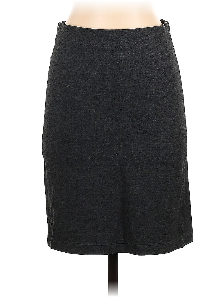 Pre-owned Uniqlo Casual Skirt In Gray