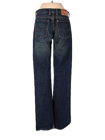 Lucky Brand 100% Cotton Solid Blue Jeans Size 2 - 72% off