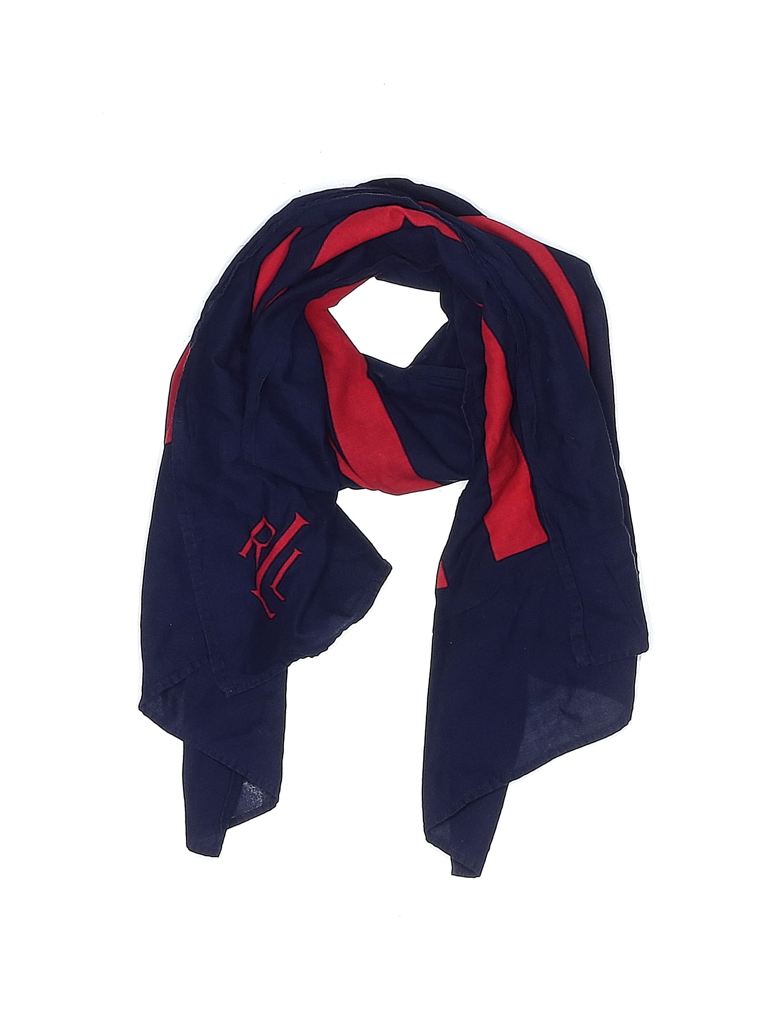 Lauren by Ralph Lauren Solid Blue Scarf One Size - 60% off | ThredUp