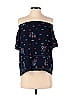 Beltaine 100% Rayon Blue Short Sleeve Blouse Size XS - photo 1
