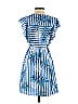 Monteau Tropical Blue Casual Dress Size S - photo 2