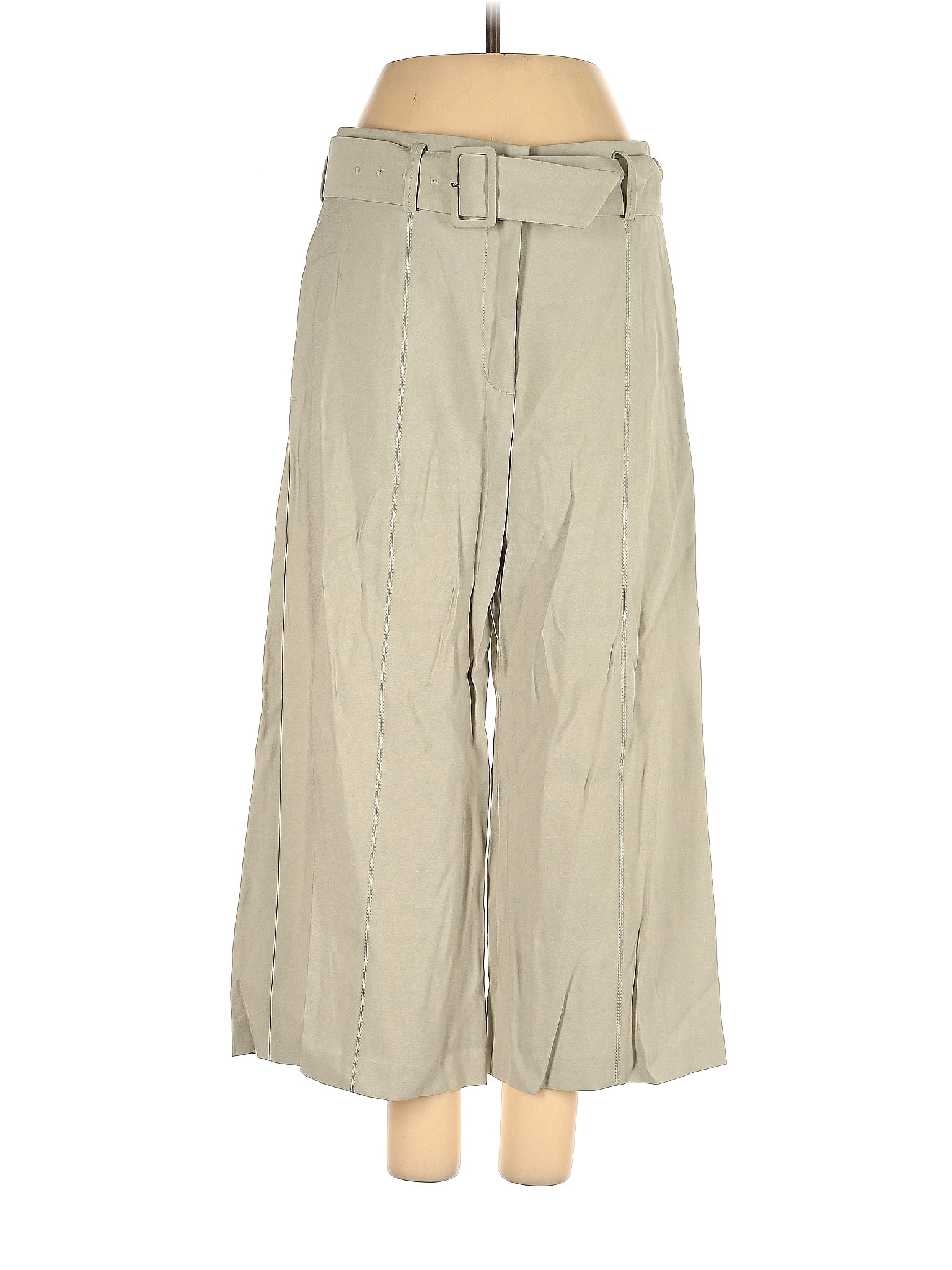 Ann Taylor Solid Tan Dress Pants Size 2 (Petite) - 80% off | thredUP