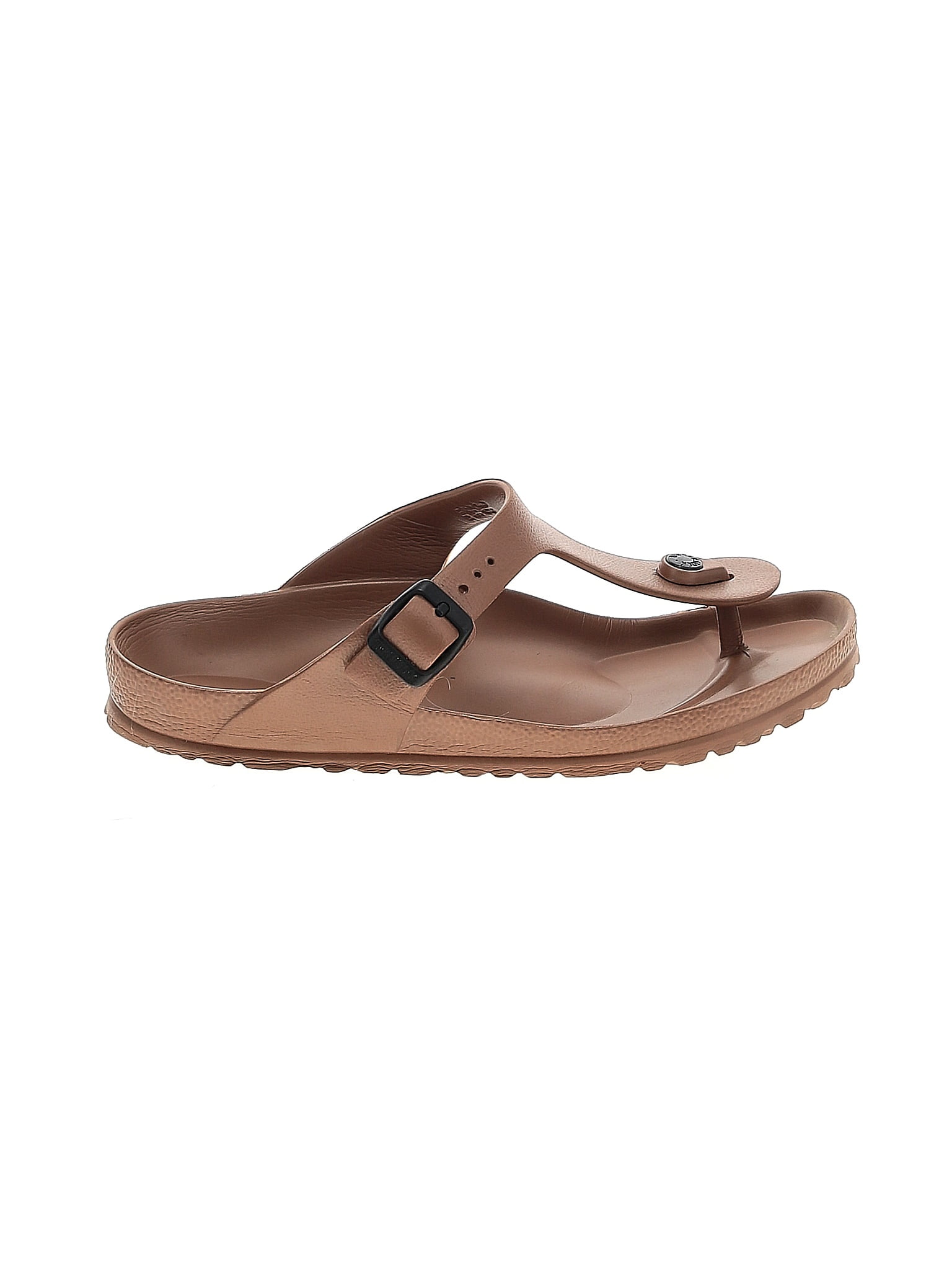 Birkenstock Solid Brown Tan Sandals Size 38 (EU) - 51% off | thredUP