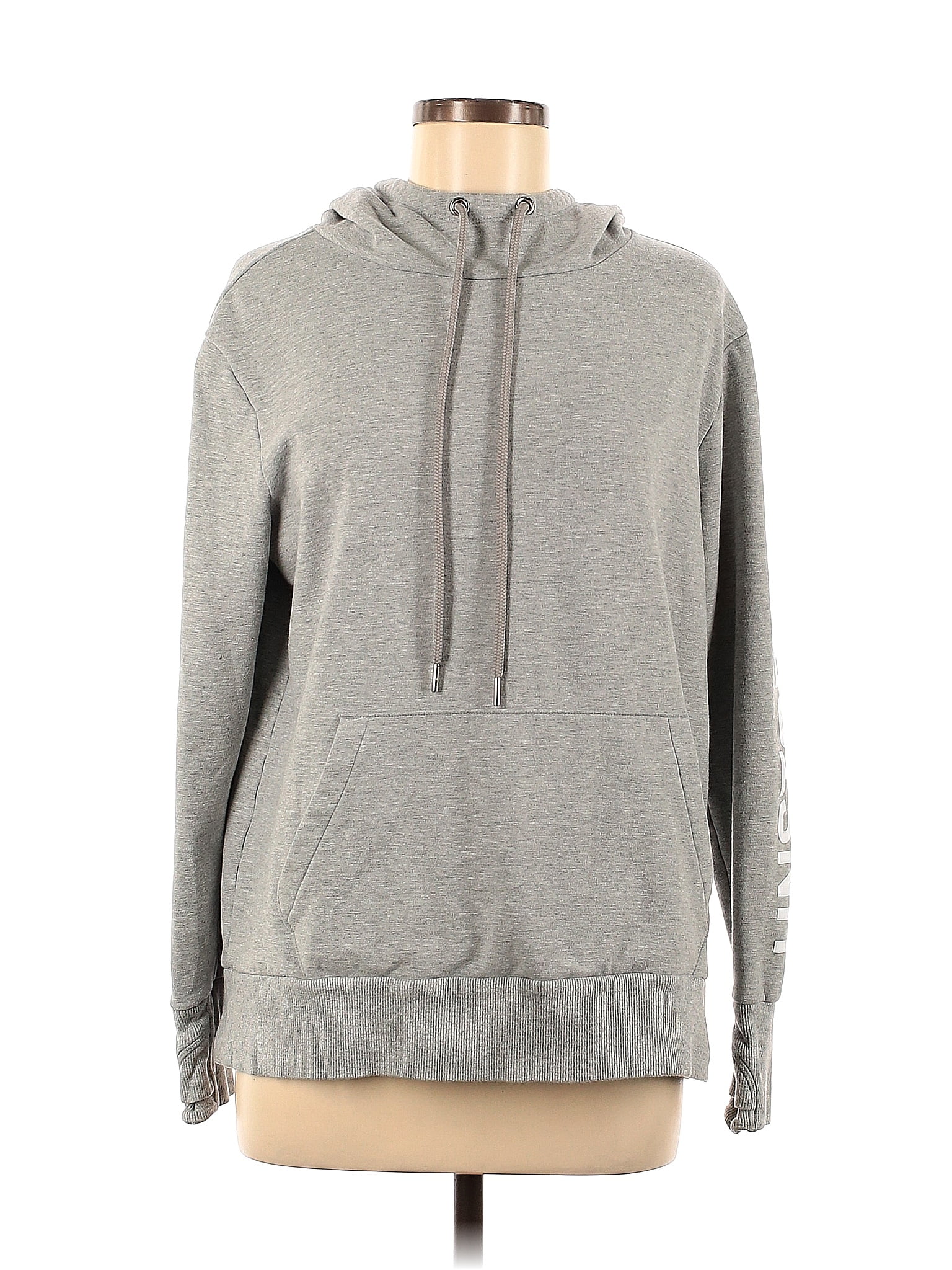 Athleta Gray Pullover Hoodie Size M 54 off thredUP