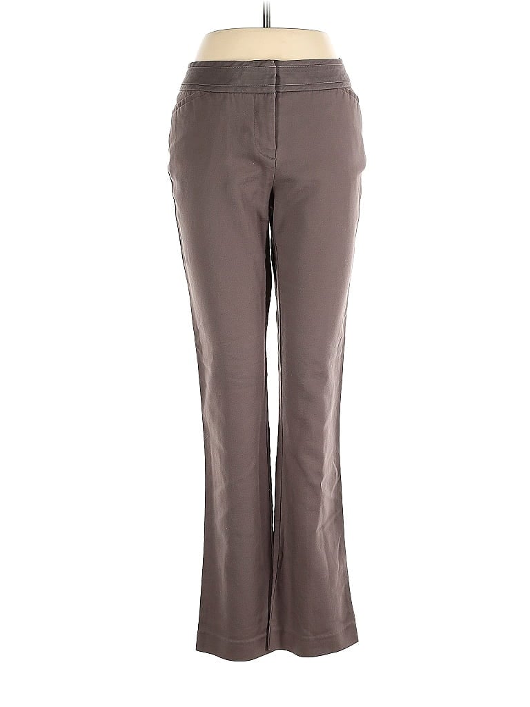 DressBarn Brown Khakis Size 4 - photo 1