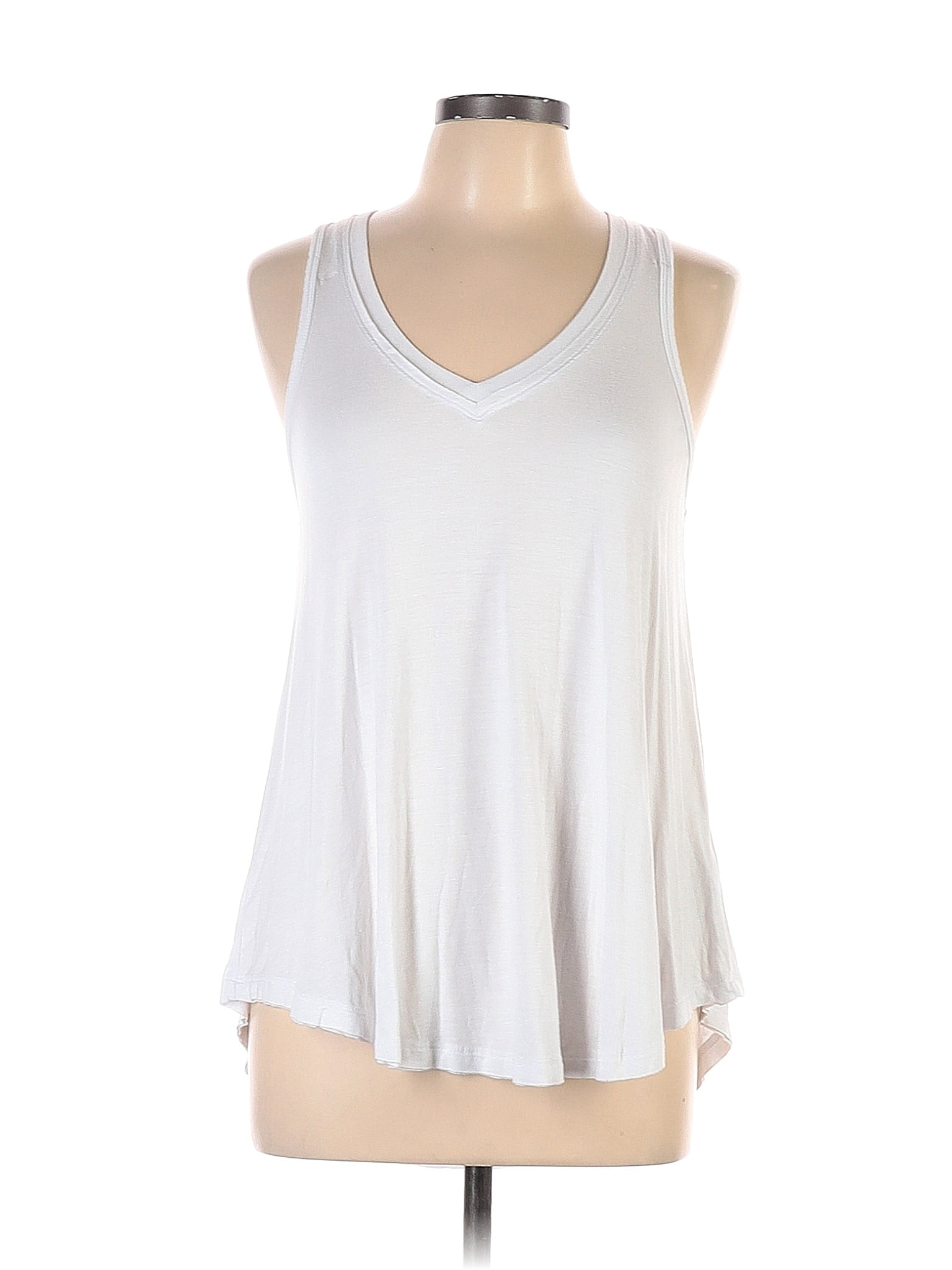 Z Supply Solid White Tank Top Size L - 53% off | thredUP