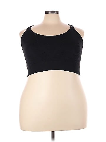 all in motion Black Sports Bra Size 4X (Plus) - 41% off