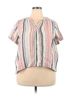 Caslon Short Sleeve Blouse (view 1)