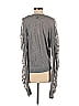 DKNY Jeans 100% Cotton Animal Print Gray Pullover Sweater Size XS - photo 2