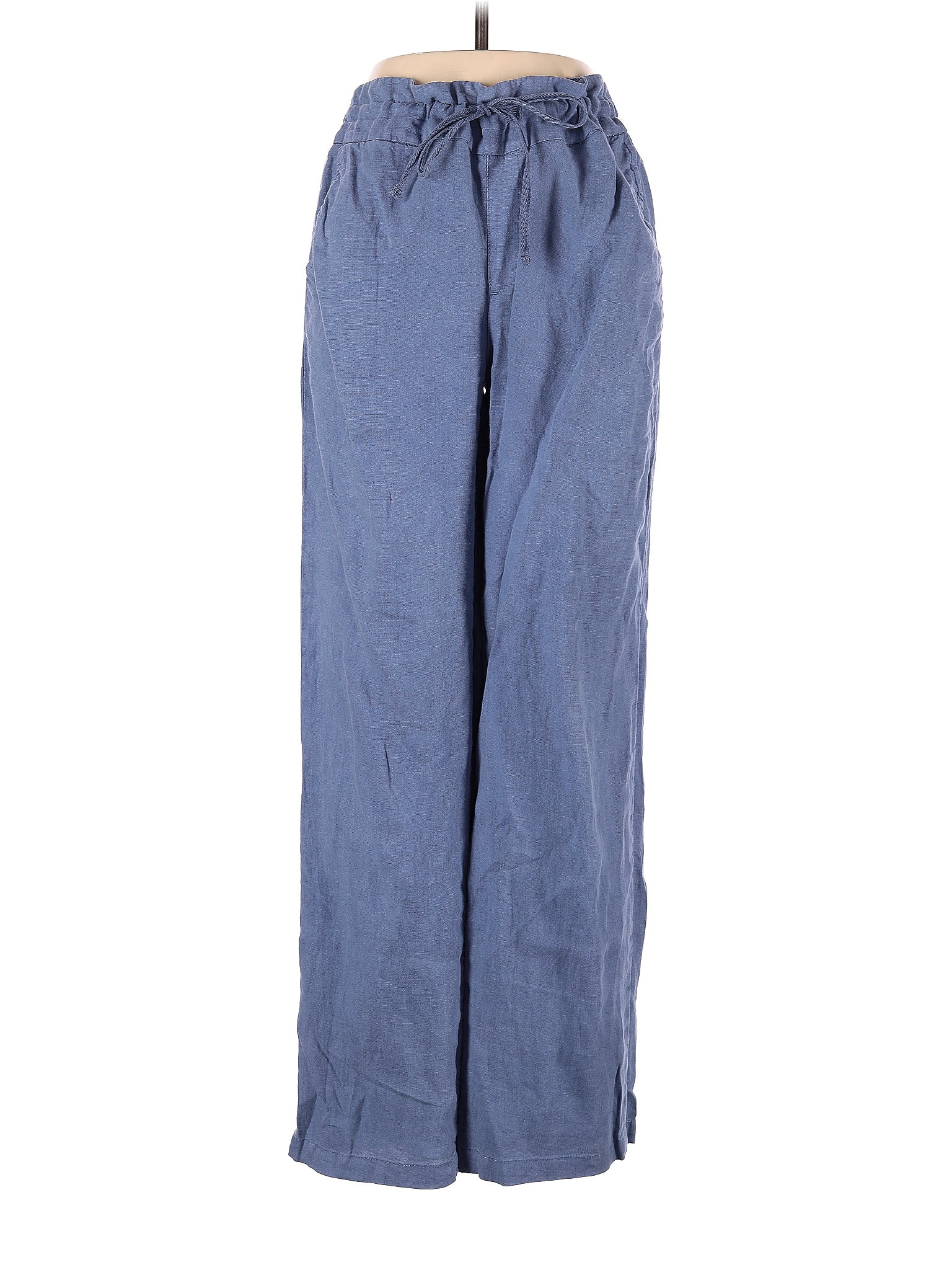 Cynthia Rowley TJX 100% Linen Solid Blue Linen Pants Size M - 53% off ...