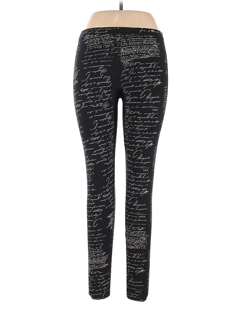 Assorted Brands Graphic Black Leggings Size XL 56 off thredUP
