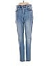 FRAME Solid Marled Tortoise Ombre Blue Jeans Size 1 - photo 1