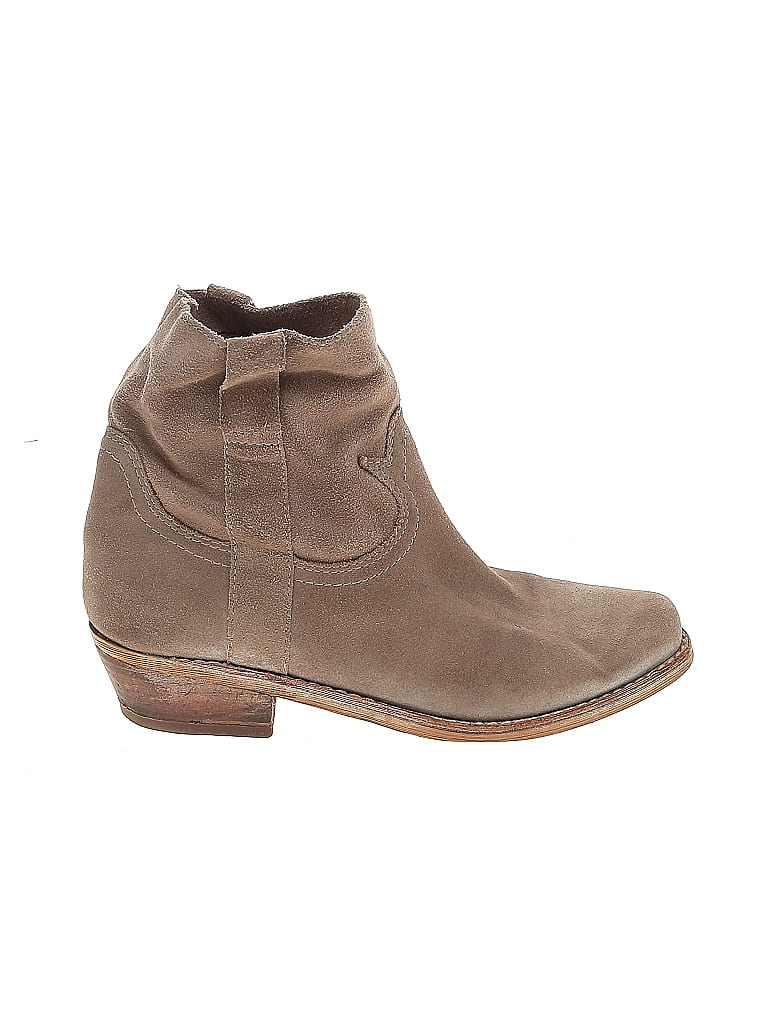 Sam Edelman Solid Brown Tan Ankle Boots Size 8 - 59% off | thredUP