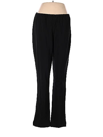 Soft Surroundings Solid Black Casual Pants Size M - 75% off