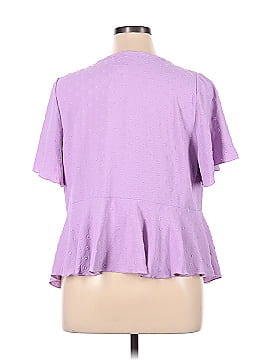 Impressions Short Sleeve Blouse (view 2)
