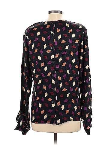 Anne Klein II Long Sleeve Silk Top (view 2)