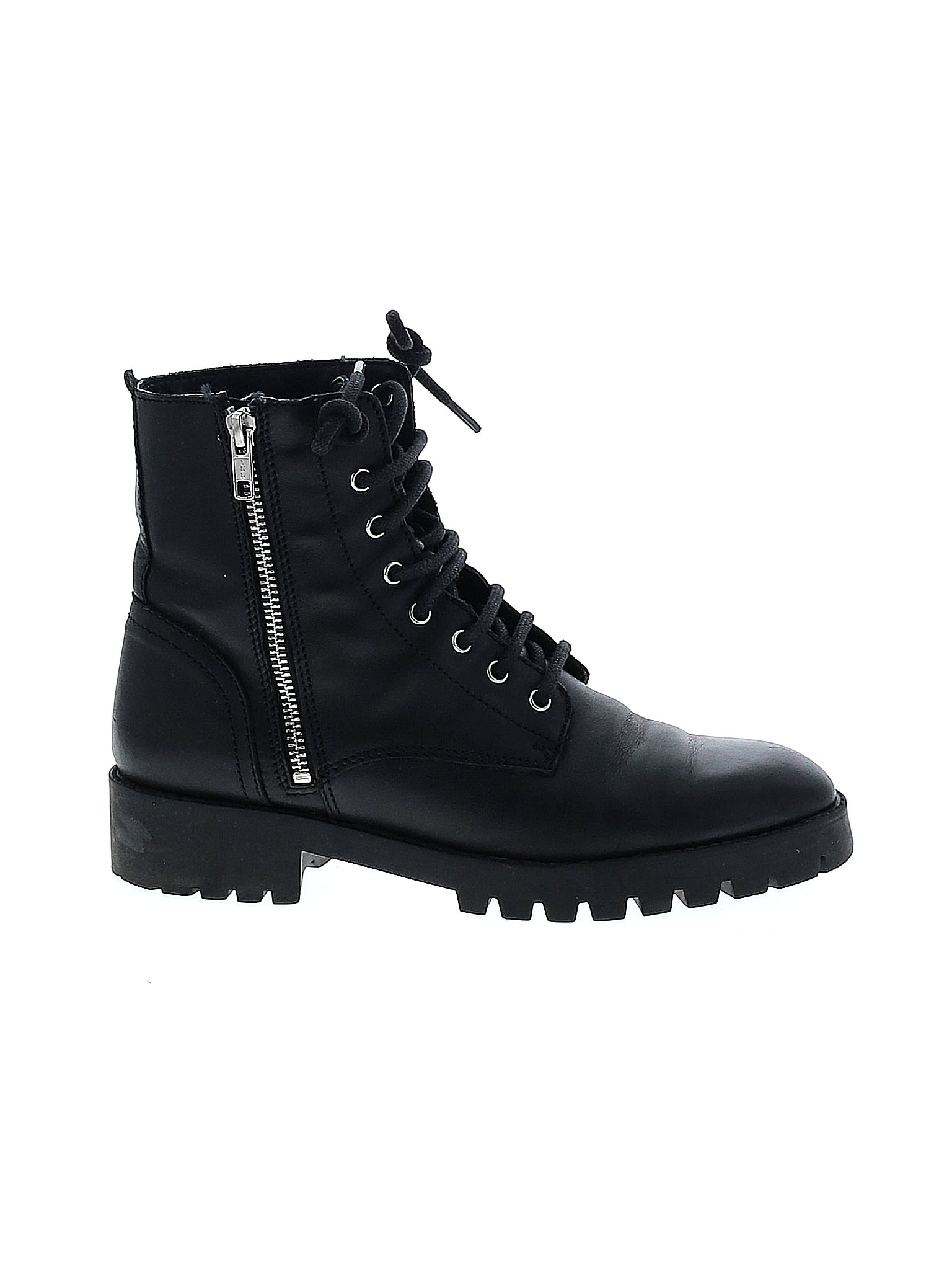 MNG Solid Black Boots Size 38 (EU) - 43% off | thredUP