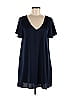 Caramela 100% Polyester Solid Blue Casual Dress Size M - photo 1