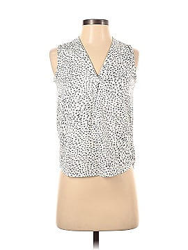 Self Contrast Sleeveless Blouse (view 1)
