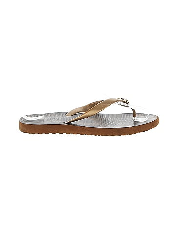 Michael kors metallic flip on sale flops