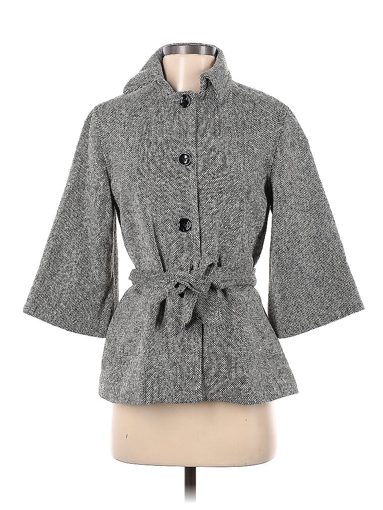 Gap Plaid Gray Jacket Size S 70 off thredUP