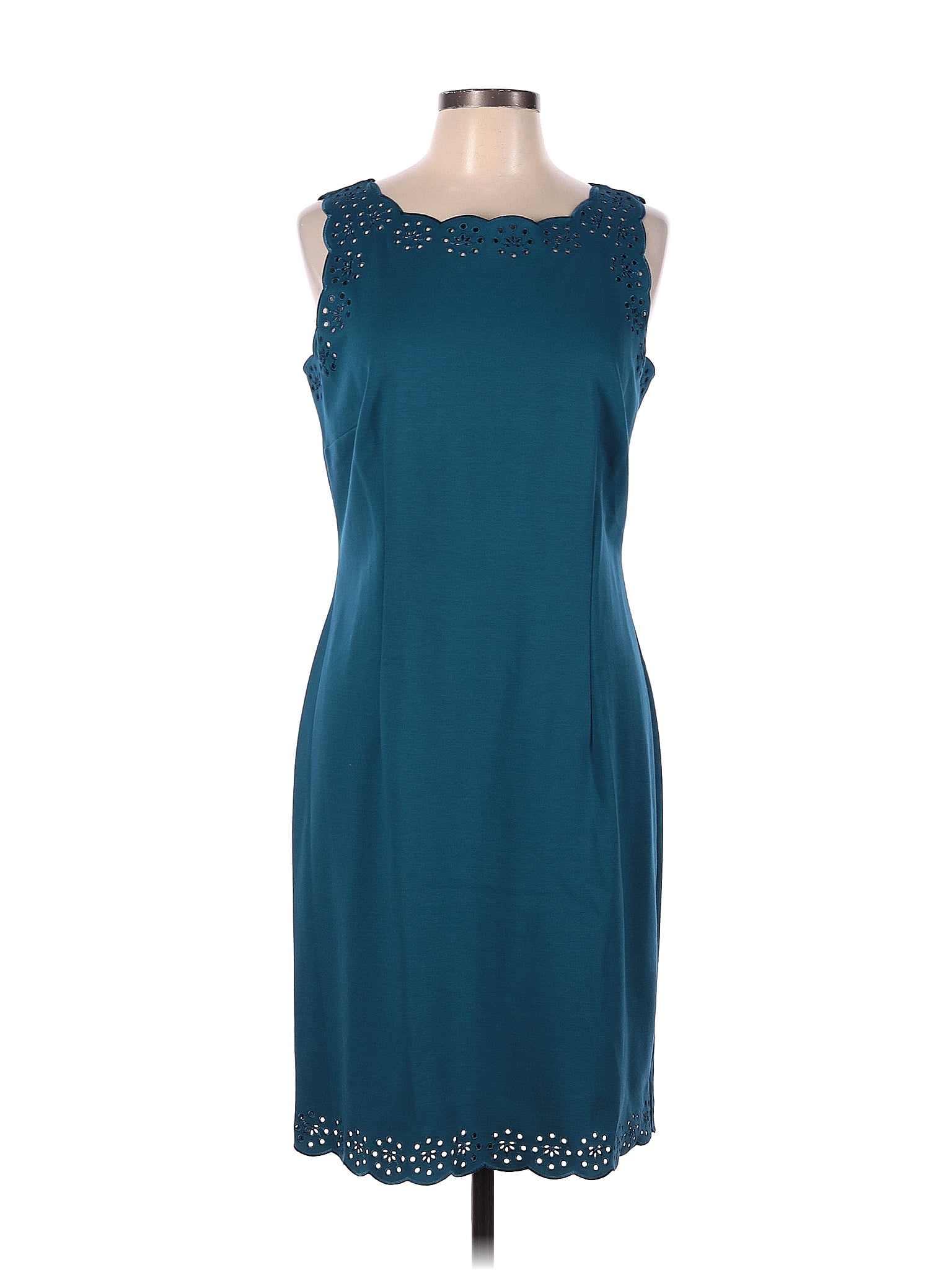 Talbots Teal Cocktail Dress Size 10 - 77% off | ThredUp