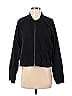 Athleta 100% Polyester Solid Black Track Jacket Size S - photo 1