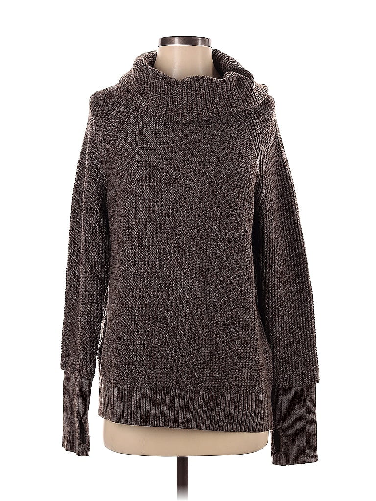 Market And Spruce Color Block Solid Brown Turtleneck Sweater Size S 64 Off Thredup 0658