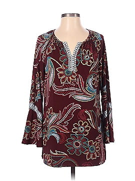 Susan Graver 3/4 Sleeve Blouse