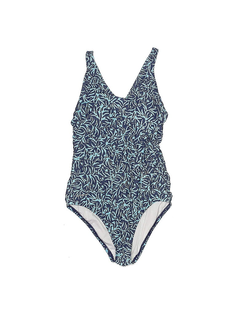 Speedo Multi Color Blue One Piece Swimsuit Size 6 46 off thredUP