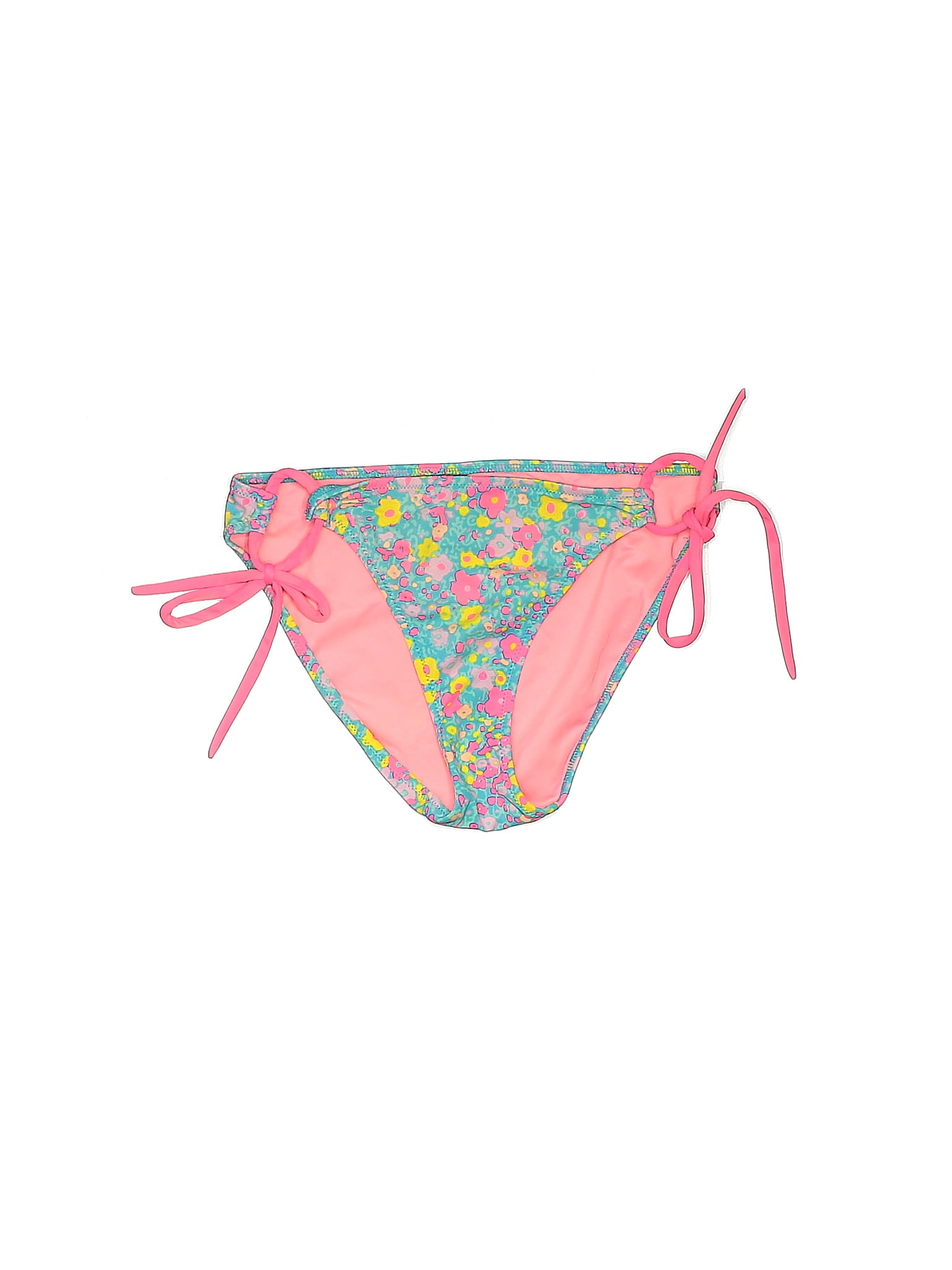 Victoria's Secret Floral Pink Swimsuit Bottoms Size S - 56% off | thredUP