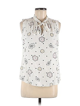 TAILORED by Rebecca Taylor Sleeveless Silk Top (view 1)