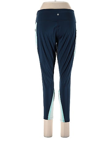 Avia Solid Navy Blue Leggings Size L - 15% off