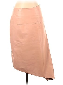 Donna Karan Signature Leather Skirt (view 1)