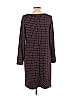 The Limited Houndstooth Argyle Checkered-gingham Grid Plaid Tweed Burgundy Casual Dress Size L (Tall) - photo 2