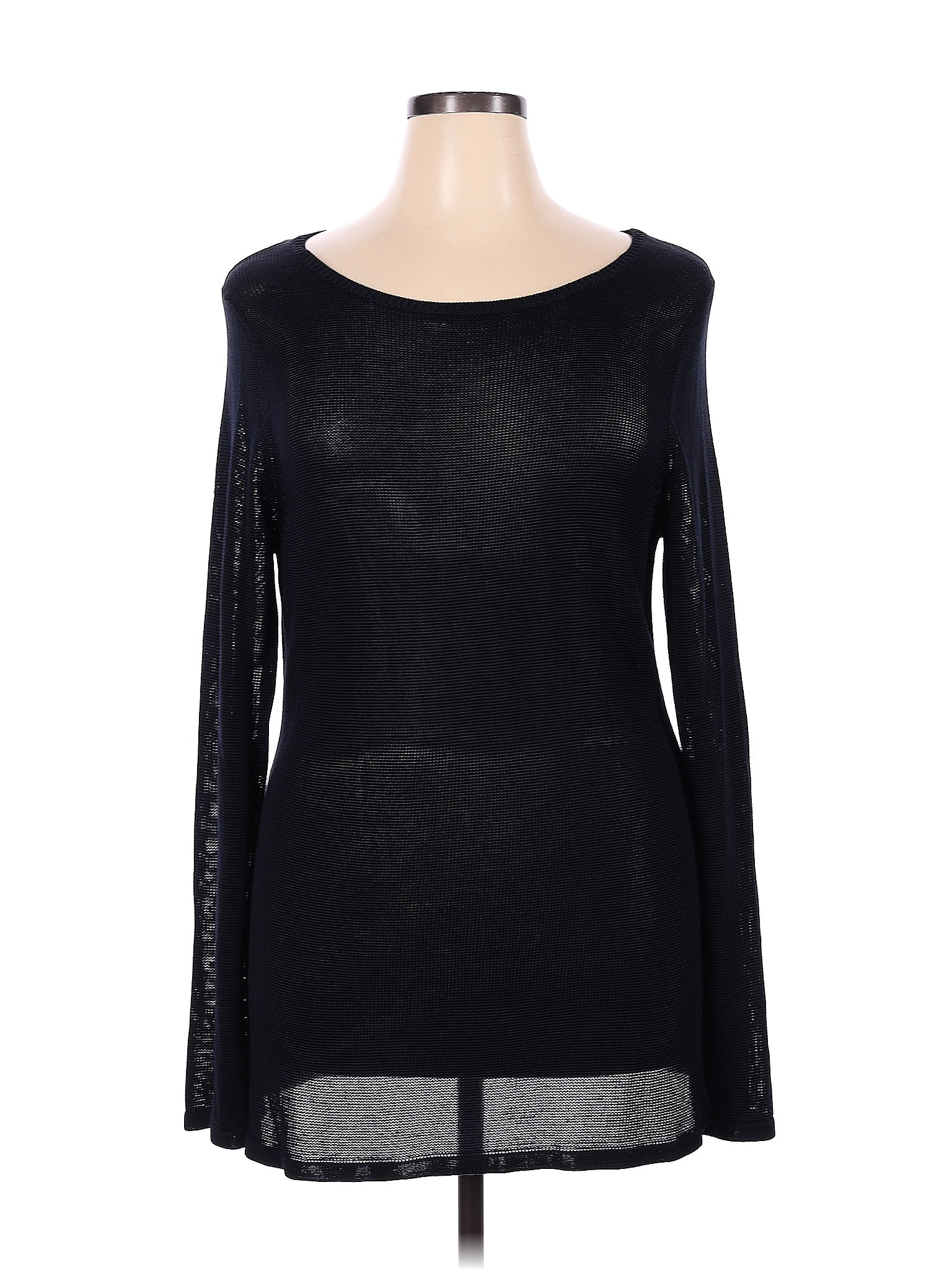 Talbots Color Block Solid Navy Black Pullover Sweater Size XL - 67% off ...