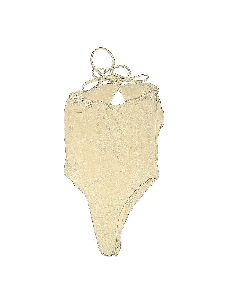 Pre-owned Lulus Bodysuit In Yellow