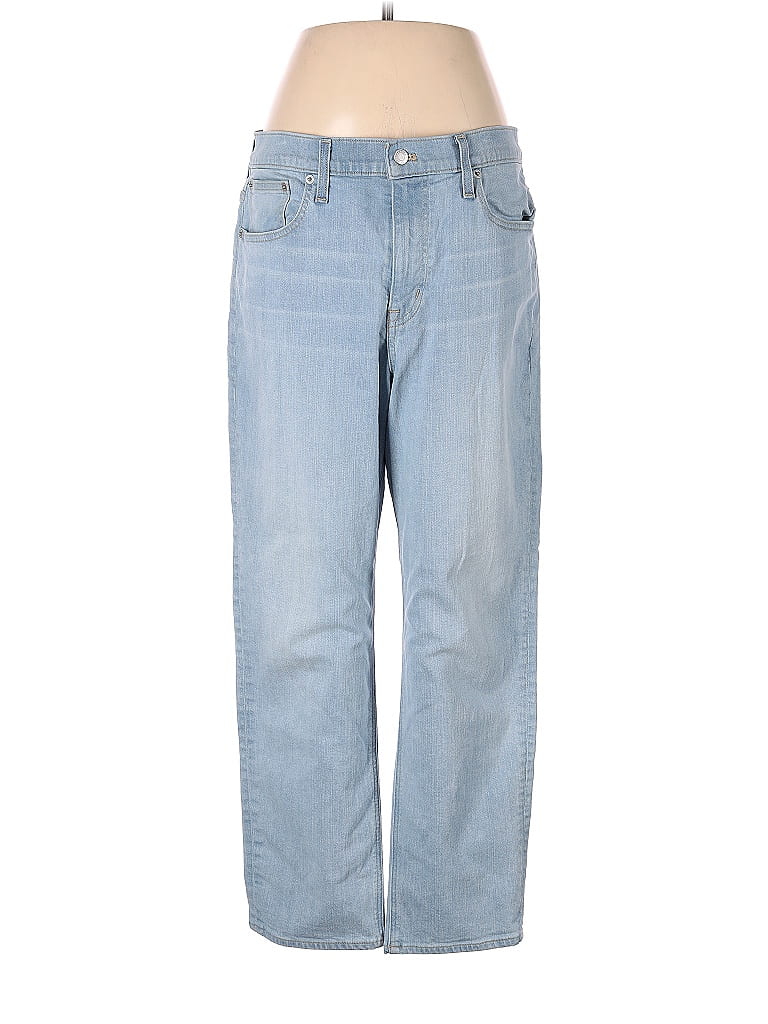 J.Crew Mercantile Solid Blue Jeans 28 Waist - 63% off | thredUP