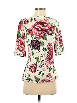 Dolce & Gabbana Short Sleeve Silk Top (view 1)