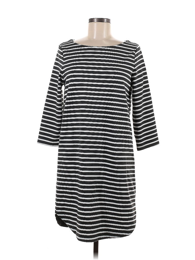Ralph Lauren Stripes Blue Gray Casual Dress Size M - 77% off | ThredUp