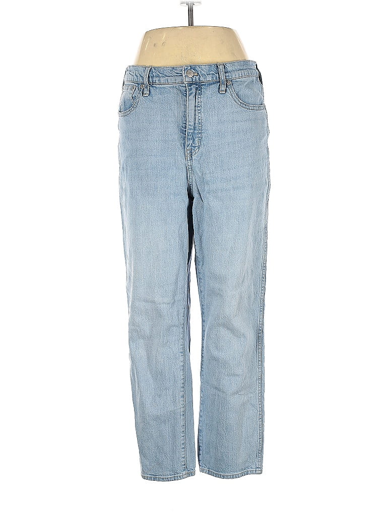 J.Crew Factory Store Solid Blue Jeans 31 Waist - 64% off | thredUP