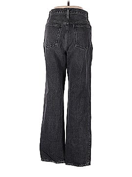 Madewell Baggy Straight Jeans in Cavell Wash: Ripped Edition (view 2)